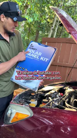 Este panel solar te va ayudar a mantener con carga tu batería#solar#panel#kit