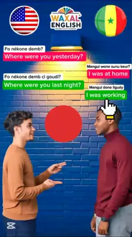 English & wolof conversation @LEARN WOLOF & ENGLISH 🇸🇳🇺🇸 