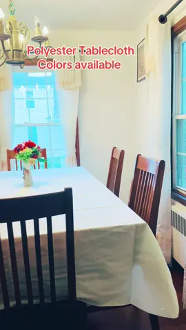 Polyester Tablecloth, for Rectangle or Round Tables Polyester Washable Table Cover, Washable Table Cloth for Wedding Reception Banquet Party Halloween Decor Anniversary Party Household Items Holiday Outdoor Dining Table Setup#