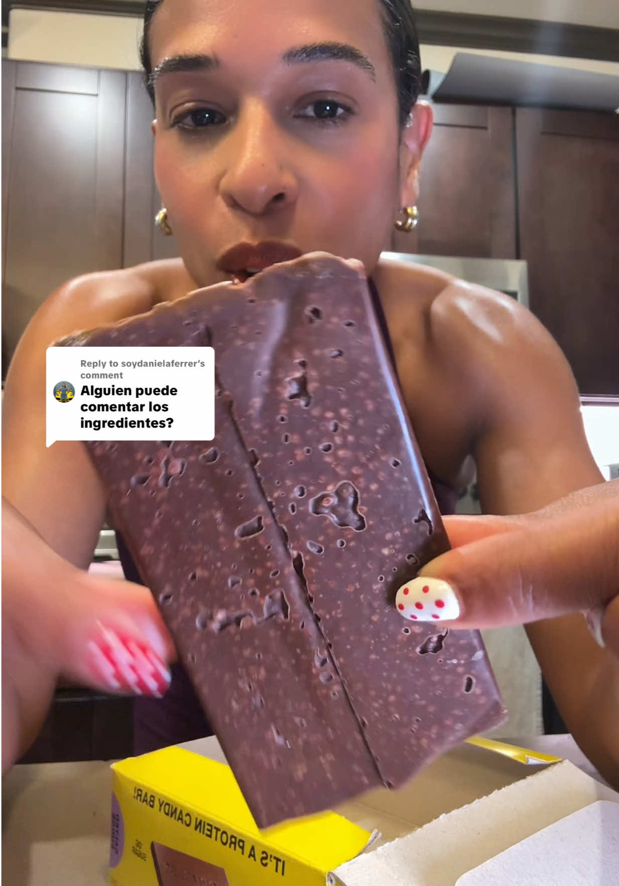 Replying to @soydanielaferrer acá están los ingredientes 🍫 lo que menos sabe es a proteína 🍫 #chocolate #proteinchocolate #proteinbar #proteinsnack #lowcal @Hormbles Chormbles 