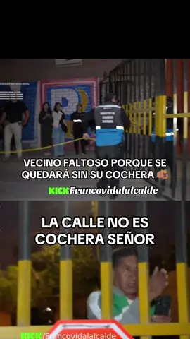 GUARDE SU CARRO EN SU CASA SEÑOR🫵🏽🫵🏽🫵🏽#francovidalalcalde #atevitarte #noticiasperu #vecinos #clips 