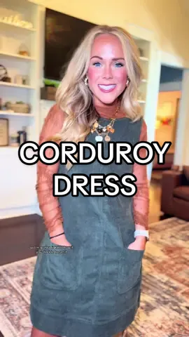 Just linking the dress here but the lace top is in my showcase ✨🫶🏼🤎#corduroydress #dress #corduroy #fallfits #sweaterweather #fallfit #momfashion #fallfashion #momlife #OOTD #outfitoftheday #tiktokshopcreatorpicks #tiktokshoplabordaysale #tiktokshoprestock 