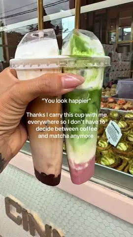 Life hack!!!! #coffee #matcha #cinnamor #balimatcha 