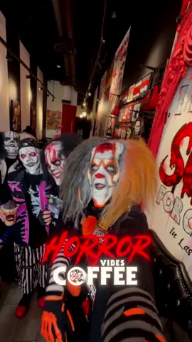 👻☕ MEET & GREET ALERT! ☕👻 We’re taking over Horror Vibes Coffee this Saturday (SEPT. 20) at 1 PM in Las Vegas! 📍 4480 PARADISE RD. LAS VEGAS, NV  Come try our new drink “The Fear Zone”, hang out with our killer clowns, and grab some Fear Zone coupons 🎃🔥 Pull up for horror vibes, killer coffee & all things FEAR ZONE. Don’t miss it! 🖤🕸️