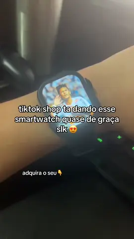 Clica no carrinho laranja! #smartwatch #tiktokshop 