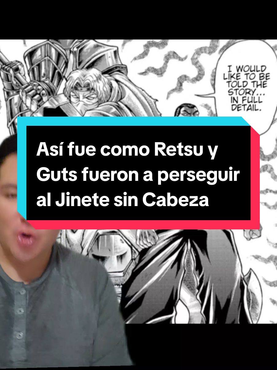 así fue como Retsu y #guts fueron por el Jinete sin Cabeza #baki #yujirohanma #berserk #anime #manga 
