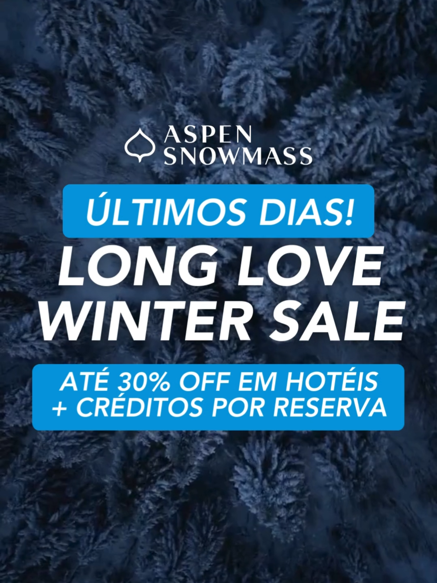 ÚLTIMOS DIAS ⏳ Até 30% OFF em hotéis + até US$300 de crédito por quarto. Válido nos hotéis participantes (ex.: The Gant, Hotéis Limelight Aspen & Snowmass, CoralTreeResidences, Hotel Viceroy Snowmass, Timberline Condos, Aspen Square, Hotel Jerome). Some as promoções de ski pass: SKI30, Perfect Storm, Sheer Bliss. ✅ Monte seu pacote completo para @Aspen Snowmass  com a Snowonline e viaje com tudo organizado. ➡️ Chame no direct ou acesse o link da bio para cotar agora. @Jennyaspen22! . . . #fy #fyp #snowonline #aspensnowmass 