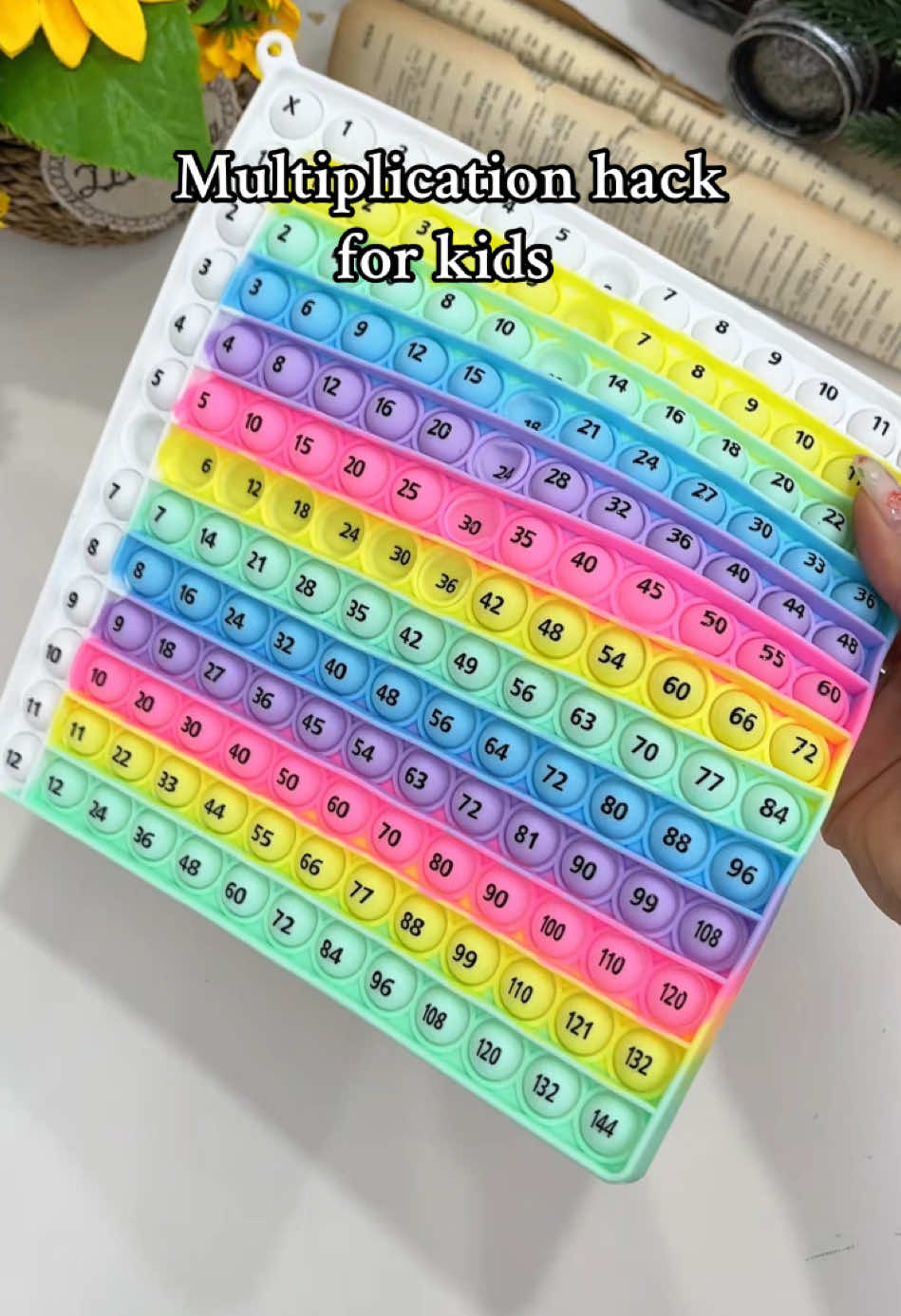 perfect for kids learning multiplication!👀🧐🧠#tiktokshopbacktoschool #mathhacks #kidsschoolbag #mathtrick