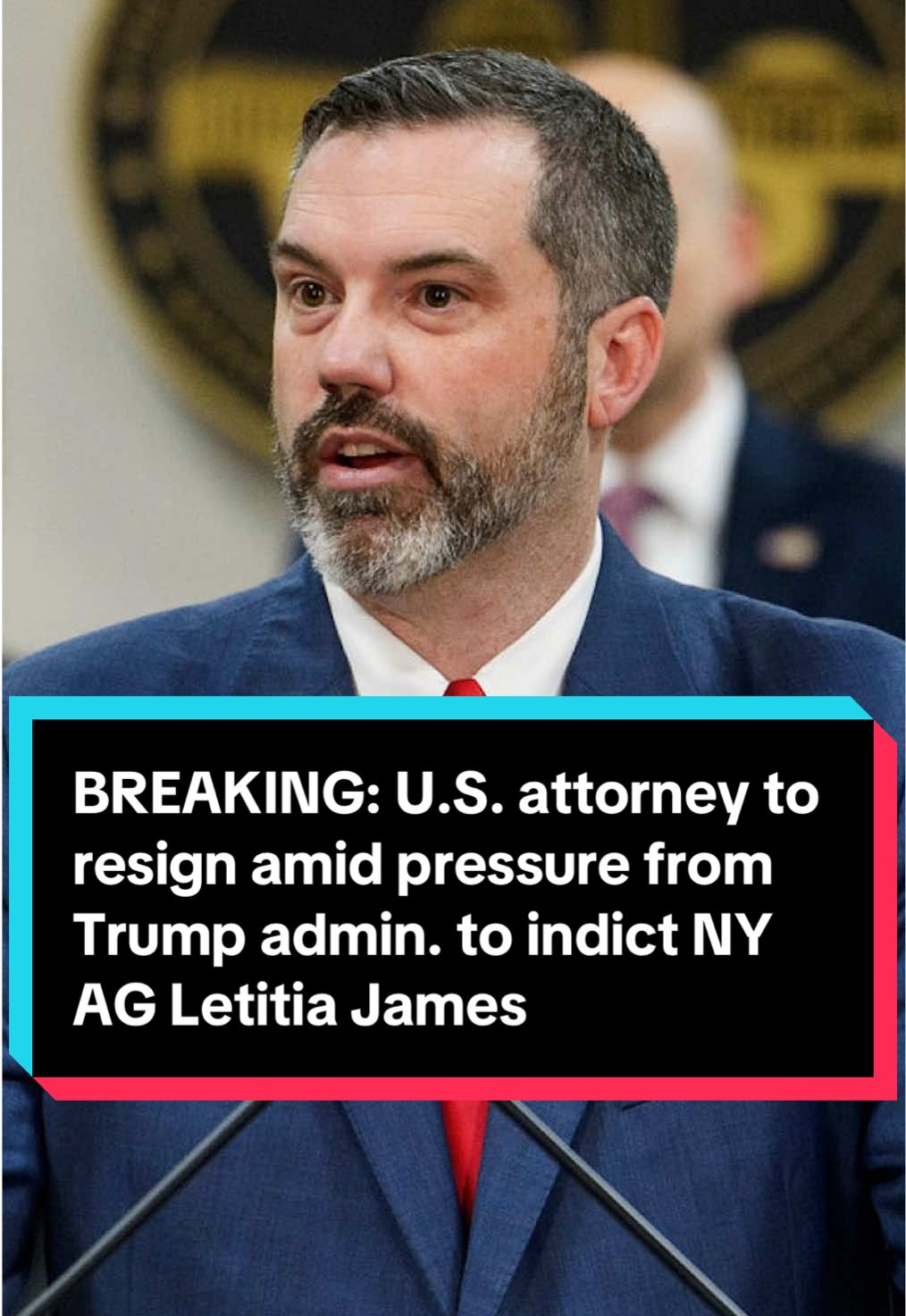 Erik Siebert, U.S. Attorney for the Eastern District of Virginia, is planning to resign under pressure from the Trump administration following his months-long mortgage fraud investigation into New York Attorney General Letitia James, which has not resulted in criminal charges. #politics #newyork #trump 