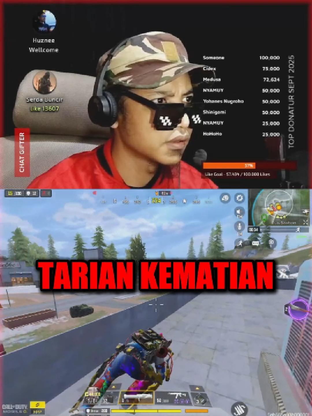 Tarian kematian dari @cidex82  CODM | GARENA CALL OF DUTY MOBILE #artman3661 #livehighlights #codmobile #moment #codmgarena #codmidcreator #NGAKAK #kocak #livestream #codmid #codm #TIKTOKLIVE #FUNNY #garenacodm #battleroyalecodmobile #callofdutymobile