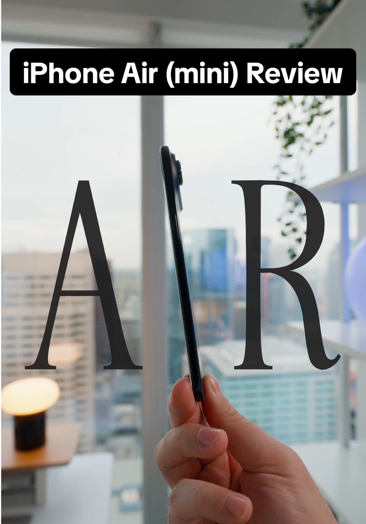 iPhone Air (mini) Review 📱 #iPhoneair #iOS26 #apple #iphone17 #techtok 