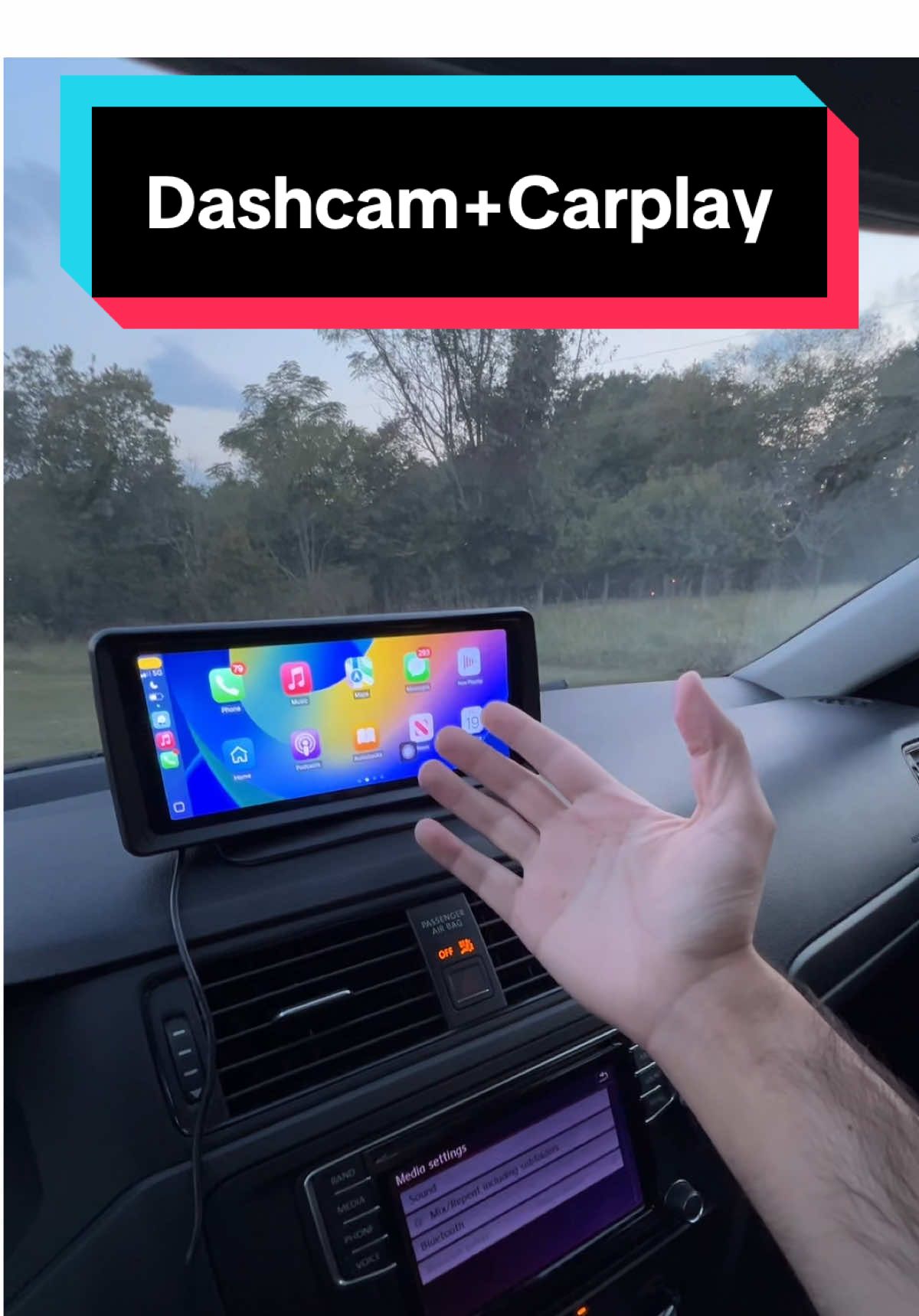 Be careful when you get your Carpllay screen, NEW one is so much better ‼️ #carplay #dashcam #oldcar 