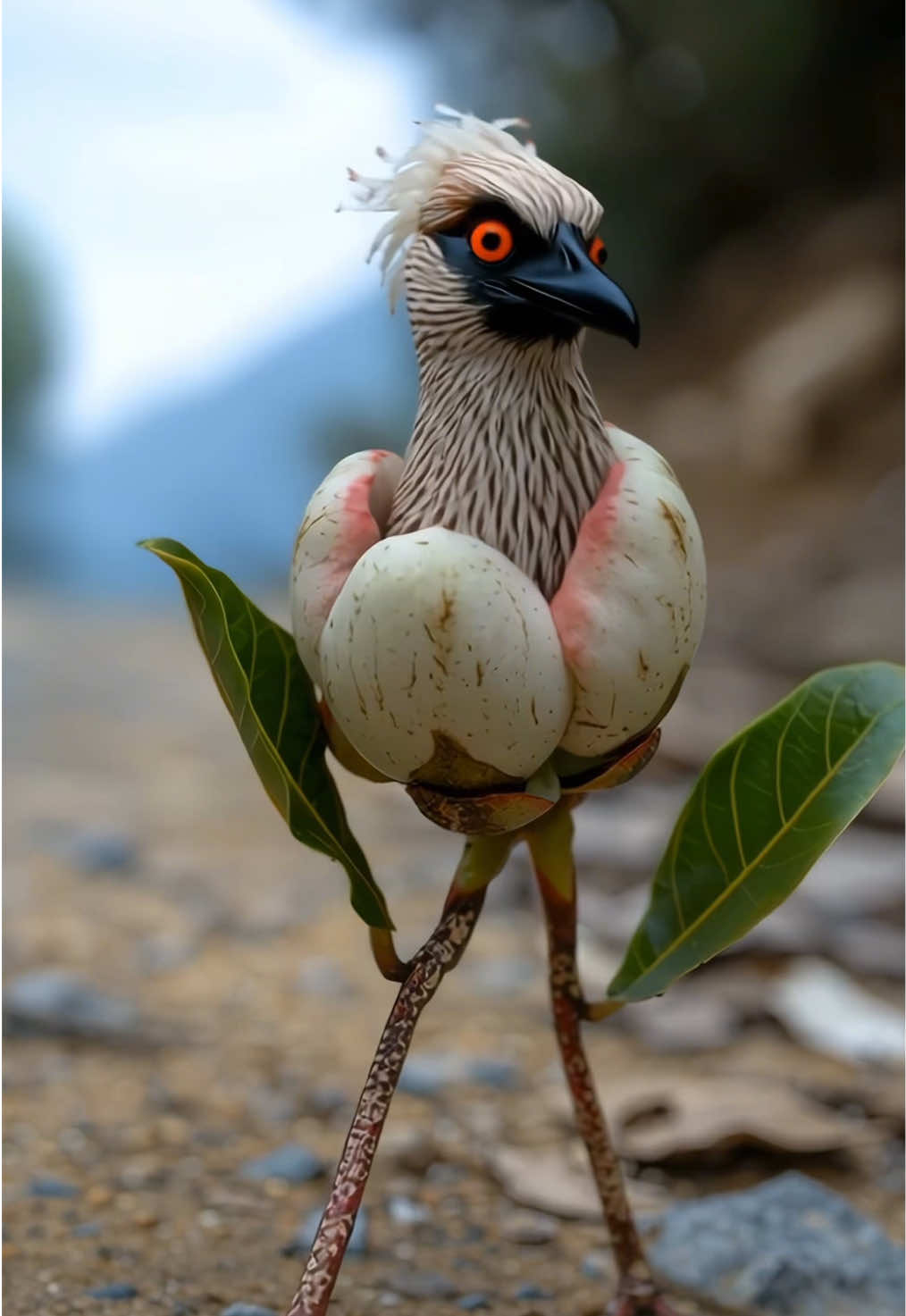 Fantasy Creature Design No.113 ：Rootwing #Creative #flower #bird 
