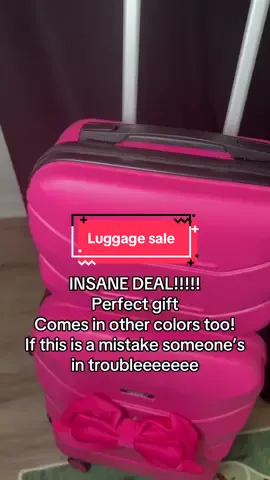 #pinkluggage #SPOTLIGHTFINDS #tiktokshopchristmas #TikTokShopCreatorPicks #pinkasthethic 