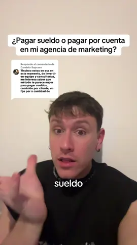 Respuesta a @Candela Soprano y ustedes que hacen? Pagan fijo o por cuenta? Los leo  #agency #agenciademarketing #agencia #marketingagency 