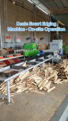 🤖 AI vision recognition for precise trimming ⚡ Up to 52 boards per minute! ✅ Boosting efficiency, saving labor, and ensuring consistent quality! #WoodworkingMachines #DealeMachinery #EdgingMachine #SmartManufacturing #HighEfficiency
