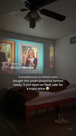 It’s awesome! #cozyathome #projector #nostalgia #movienight #goodluckcharlie 