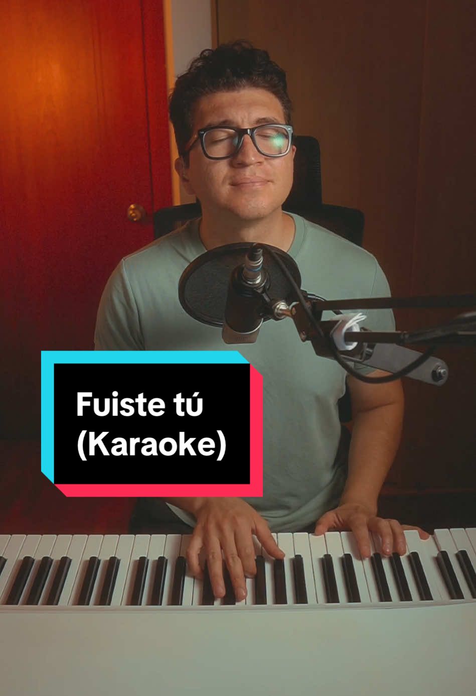 Cantemos juntos esta canción.  #fuistetu #fuisteturicardoarjona🥰 #vicorodriguez #karaoketiktok #cantaconmigo 