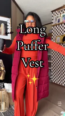 Long puffer vest #puffervest #longpuffervest #pufferjacket #falljacket #tiktokshoprestock 