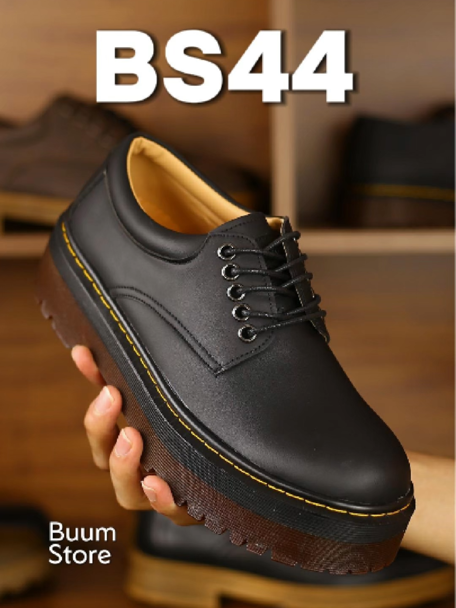 BS44 Sang Trọng Là 1 Trong Những Mẫu Giày Luôn Cháy Hàng #giay #giaydep #giaydoc #thanhlich #sangtrong #giayditiec #giaynam #combatboots