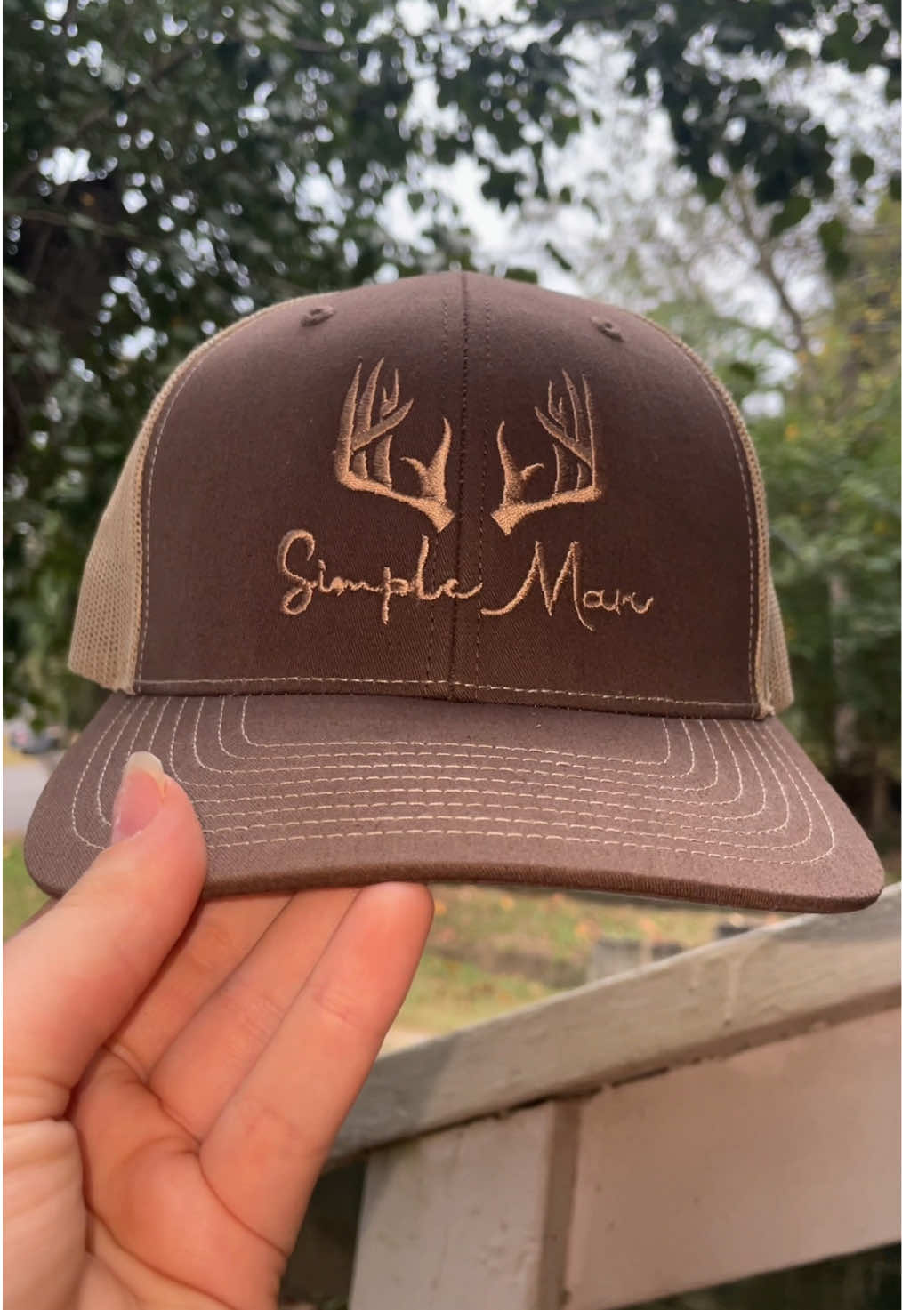 simple man trucker hat #truckerhat #fyp #countryboy #tiktokshoprestock #mensfashion 