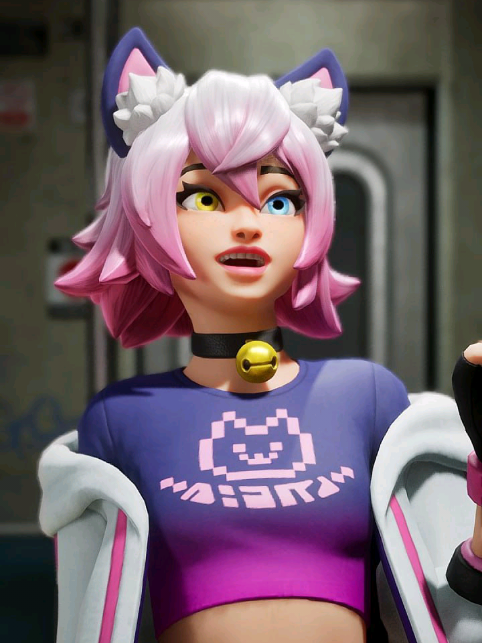Es que Gatalina Glitch es una Miawravilla 😻 es simplemente hermosa 🩷🩷🩷 #latrinidadfn #fortnite #fortniteskins #milkshake #fortniteemotes 