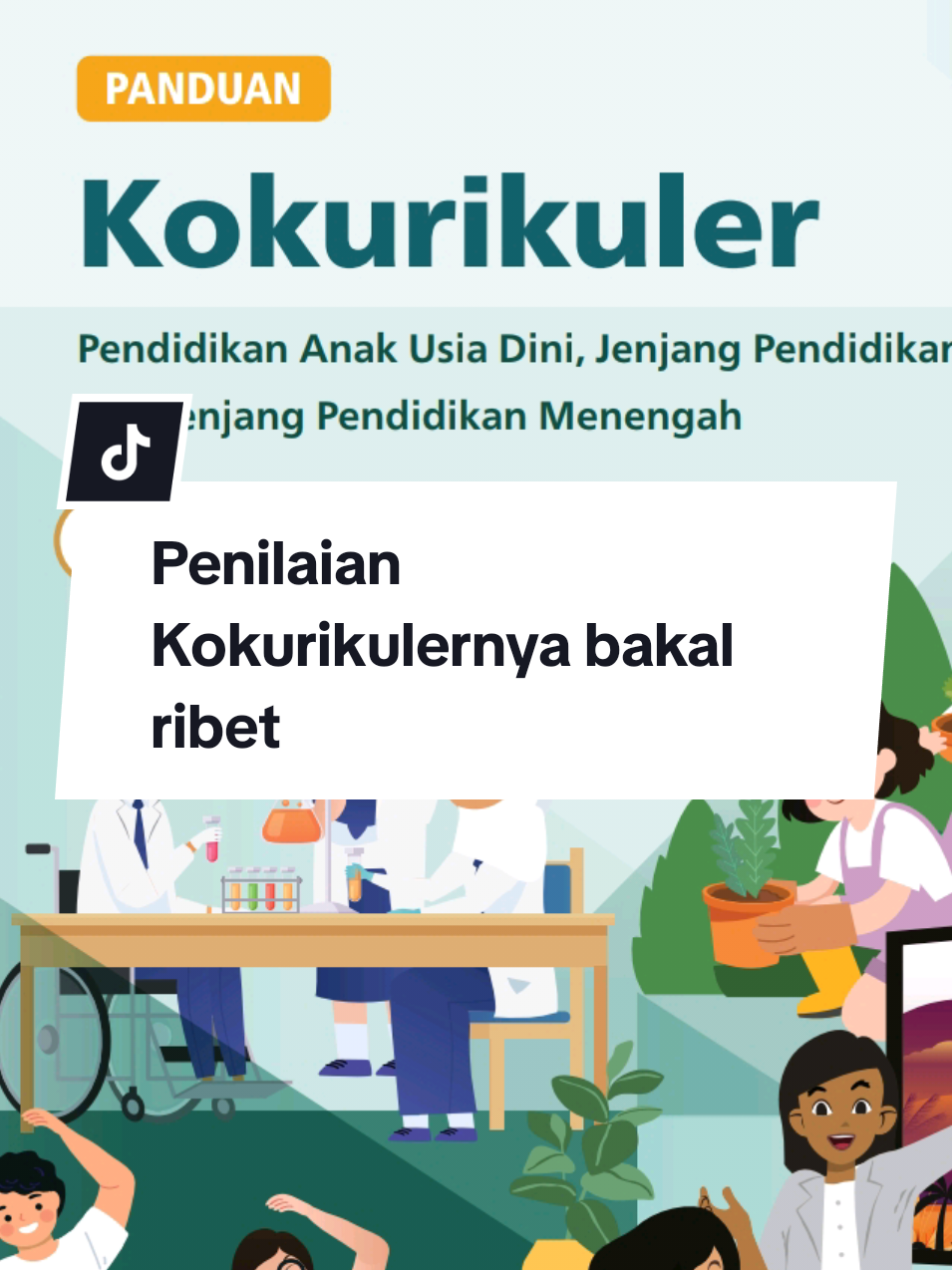 Modul yang saya punya itu, modul Kokurikuler 7 Kebiasaan Anak Indonesia Hebat untuk anak SMP dan SMA ya. kalo mau klik aja link di BIO #kurikulum #kokurikuler #7kaih #asesmen #penilaian 