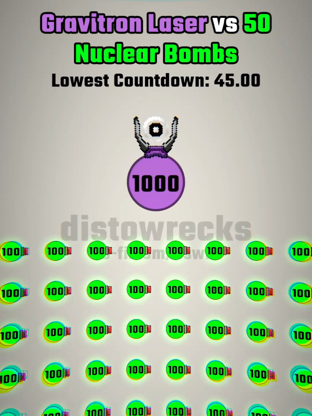 Gravitron Laser (Black Hole Fusion) vs 50 Nuclear Bombs #physics #satisfying #weaponball #asmr #simulation 