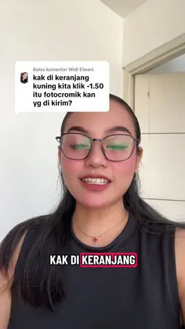 Membalas @Widi Elwani cus bundaaa gasken co sekarang yaa#kacamataantiradiasi #kacamatamurah #kacamataminus #kacamataphotocromic 