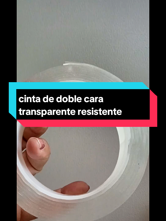 Cinta de doble cara transparente resistente ,es muy útil tenerla ven el hogar porque la puedes utilizar en muchas cosas  #nailglue  #waterproofstickers  #superbrandclub #dealforyoudays  #tiktokshoprestock 