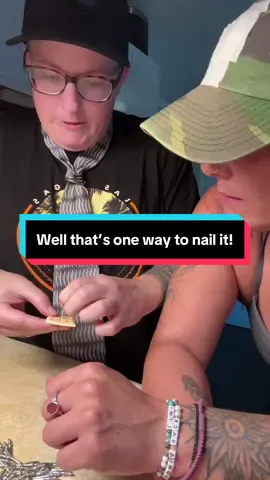 I may not always understand the things she needs to fix up this old house but they always make sense to her! These are actually really cool! Double sided baseboard nails who knew! #homeimprovement #renovation #carpentry #tiktokshopcreatorpicks #tiktokshoprestock 