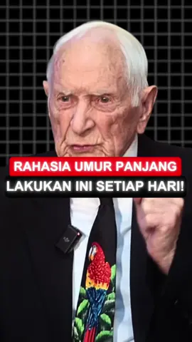 Dr. John Scharffenberg ini sudah berusia lebih dari 100 th, mengingatkan kita untuk olahraga setiap hari. Gimana menurut kalian? Credit: Dr. John Scharffenberg & Viva Longevity Jangan lupa cek link di bio. #infosehat #kesahatan #gayahidupsehat #olahraga #latihanbeban 