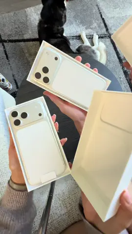 Matching phones 🤪📱 #iphone17promax #unboxing #couple #newiphone 