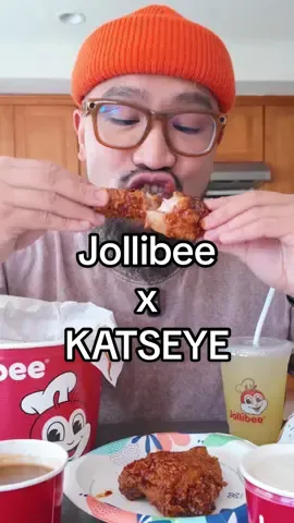 Tried the new @Jollibee x @KATSEYE meal today! Got the 6pc kbbq bucket and the kbbq chicken sandwich. Hella saucy! #jollibee #katseye #jollibeexkatseyemeal #mukbang #asmr 