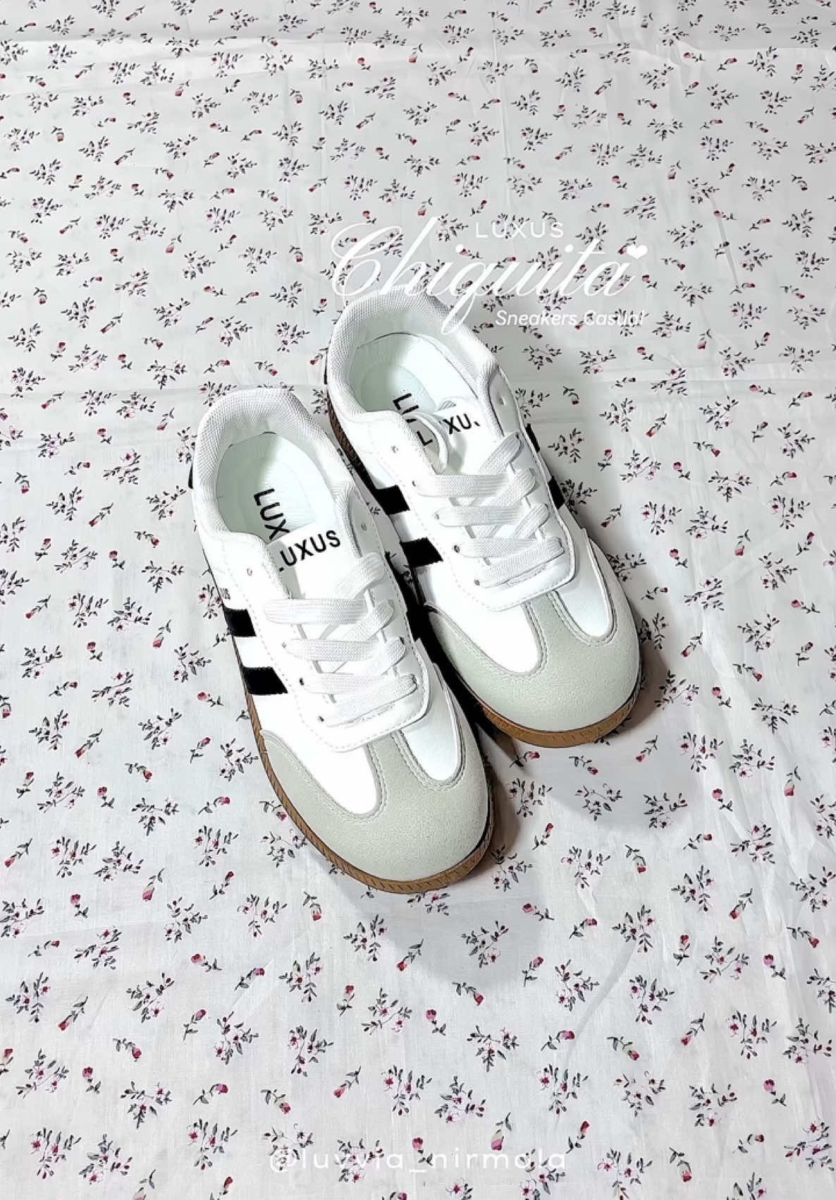 Sepatu sneakers casual by @LuxusCollection cuma 10O rb an tpi uda dapet sepatu secakep ini 😋🫶 #luxuscollection #sepatusneakers #sepatuwanita #luxus #sneakers 