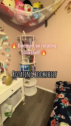 Must have for book lovers, the 5 tier holds 100 books! Easy to assemble and doesn’t take up too much space. @Flycityhome #rotatingbookshelf #BookTok#bookshelf #homeessentials #giftsforbooklovers 