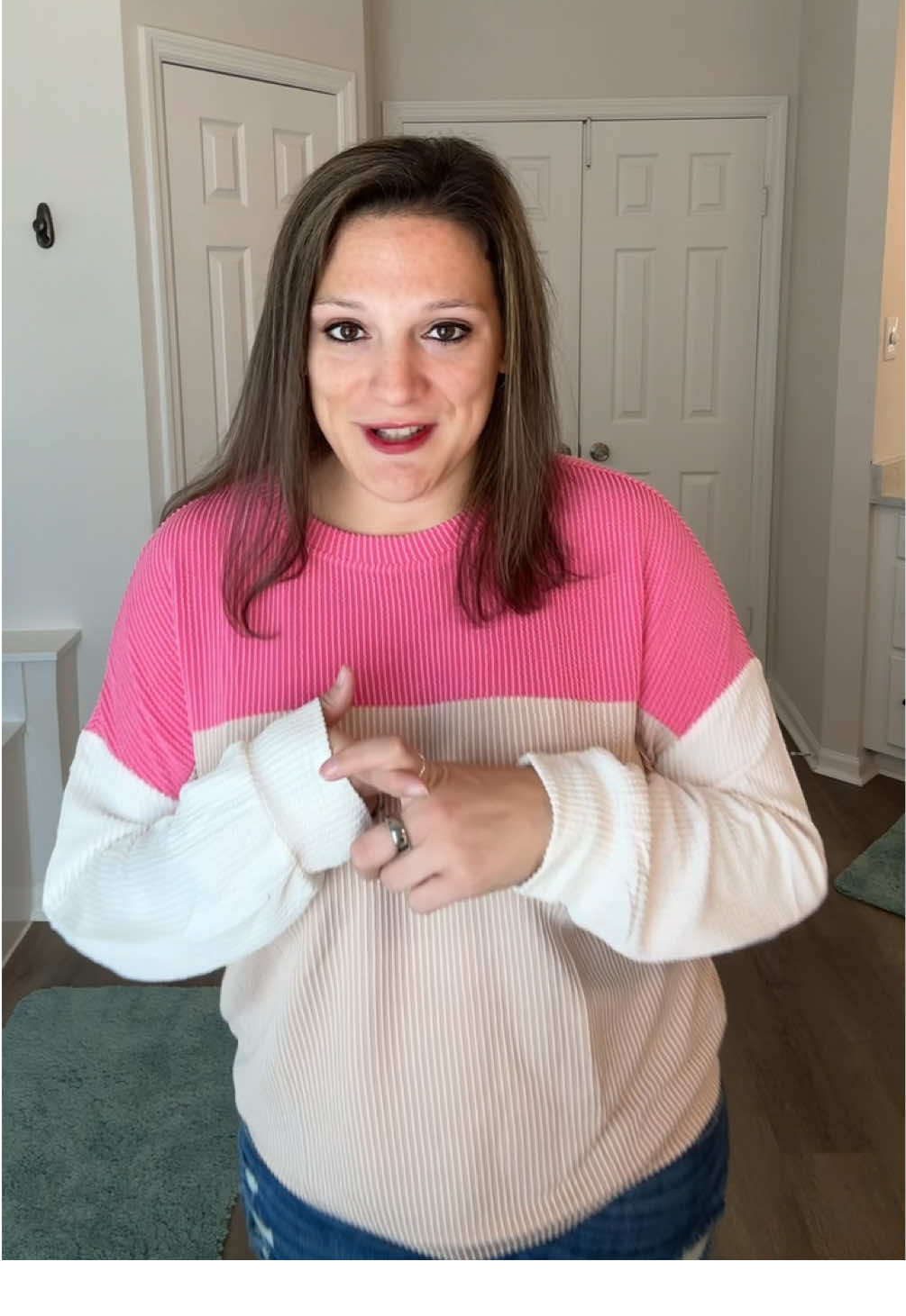 We love a Colorblock moment! #womensfashion #tiktokshoprestock #OOTD 
