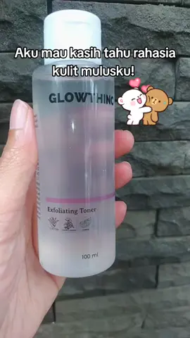 Aku selalu exfoliating kulit wajahku. Glowthinc Toner Exfoliating ini andalanku. Dengan pemakaian rutin, kulitku terasa lebih halus dan cerah. Teksturnya ringan, jadi nyaman banget dipakai.  yuk dicheckout 😍 👍    #glowthinc #exfoliatingtoner #kulithalus #perawatanwajah #tonerviral
