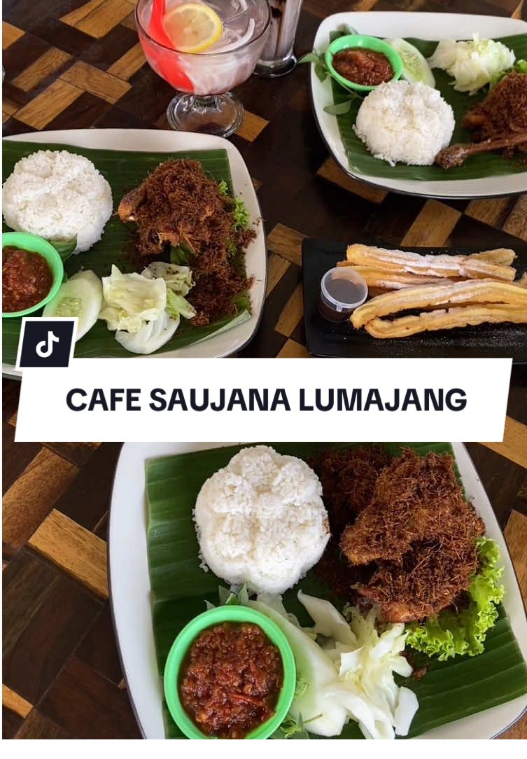 Ngopi santai di Cafe Saujana 🌾✨ Anginnya seger, view sawah bikin adem, ditambah menu lengkap dari yang lokal sampe western 🤤☕🍴. @RedDoorz Indonesia  #reddoorzid #bukasemuapintu #redtravelers #reddoorzindonesia #cafelumajang 