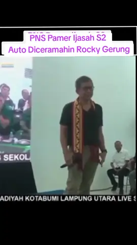 PNS Pamer S2 Ujungnya Diceramahin Rocky Gerung,Sebagai PNS Gak usah Protes,Sudah Seharusnya PNS Itu Melayani Masyarakat #rockygerung #akalsehat #pns #virall #prabowo 