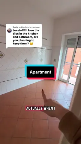 Replying to @Gloriette  I’m actually not going to have any tiles in the apartment which is crazy because at the start I was sure I would have had tiles in both bathroom and kitchen but things changed 🤷‍♀️