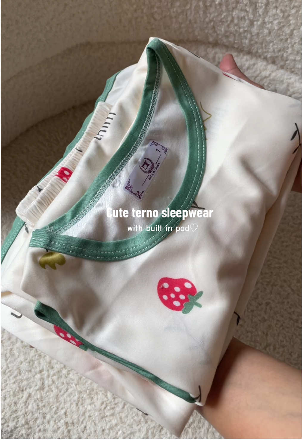 #sleepwear #cutesleepwear #comfysleepwear #sleepwearwithpad #ternosleepwear 