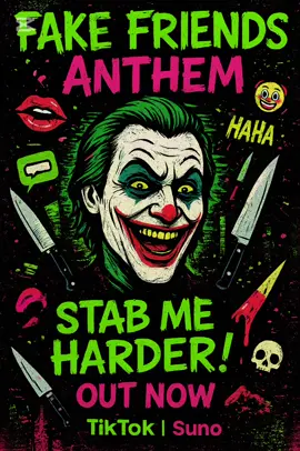 FAKE FRIENDS ANTHEM This is not just a song — it’s pure sarcasm turned into chaos! 🤡💀 Inspired by the madness of fake love, backstabs, and gossip, Fake Friends Anthem is anthem for everyone who’s ever been betrayed. 💡 Special credit: Inspired by @SUEGACAMBI  🙌 #kenyantiktok🇰🇪 #funny #sarcastic  ---      