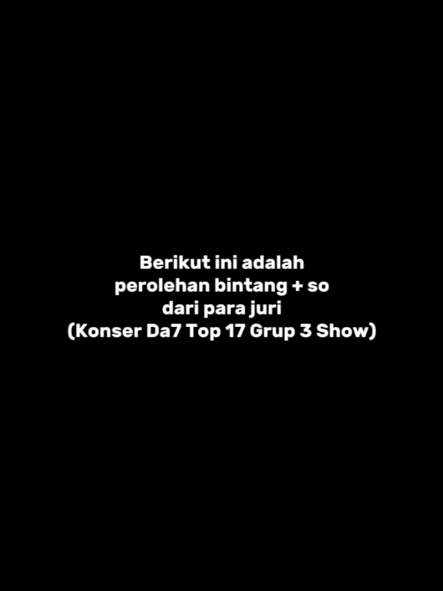 Bagaimana menurut kalian, apakah perolehan bintang dan so sudah sesuai dengan penampilannya? karena sepertinya banyak yang menilai perolehan bintang dan so tidak sesuai dengan penampilannya #da7 #dangdutacademy #dangdutindonesia #dangdut #pecintadangdut 