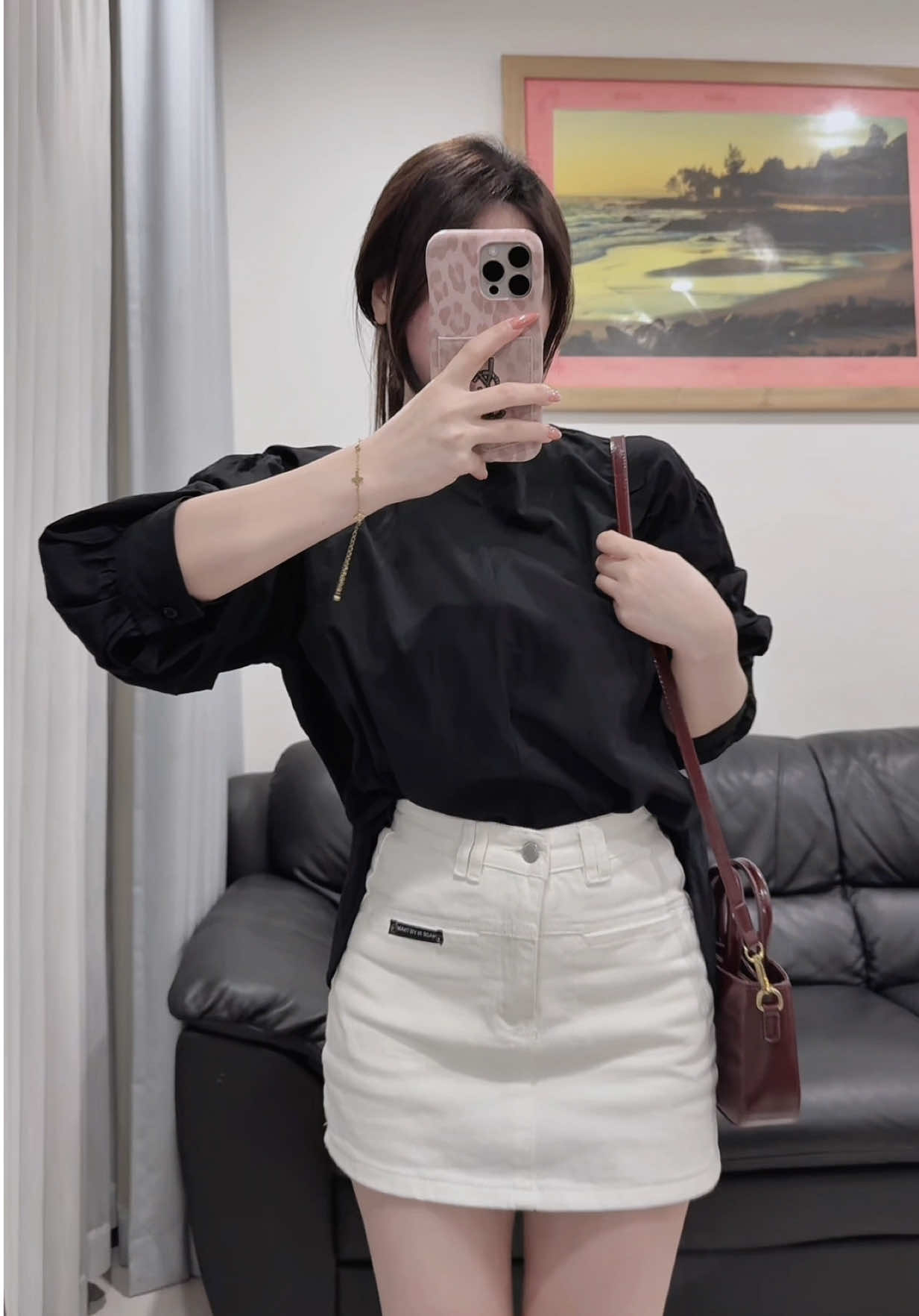Sơ mi babydoll xink iu vô cùng tận ✨✨ #h2oclothing #mihohouse #aosominu #babydoll #outfitideas 