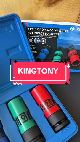 Bộ 3 tuýp tháo mâm xe bọc nhựa màu KINGTONY 17 -19 -21mm #hoangdonghe 