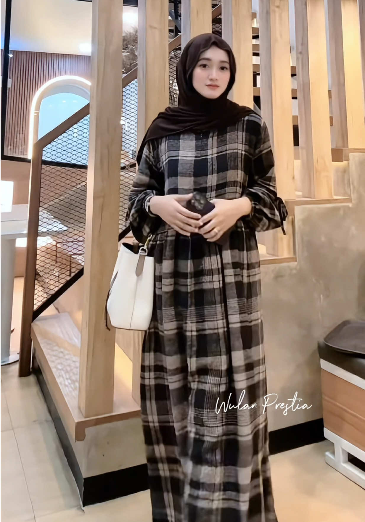 Dress set hijab motif Haura black 🛒🔥  #outfitideas #outfitinspiration #dress #dressmewah #dresscantik 