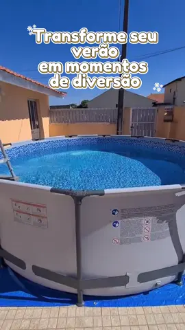 Piscina Estrutural 4678L Circular Pro Max + Filtro 110v ou 220v + Capa + Lona Bestway @Shopee Brasil #oferta #piscinaemcasa #verao #viraltiktok #fyyyyyyyyyyyyyyyy 