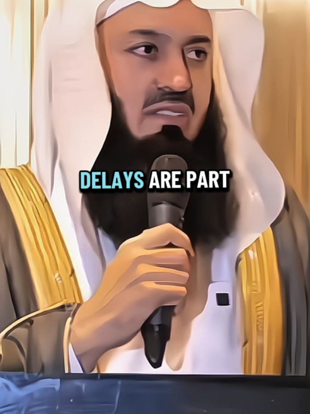 delays are part of life. get used to it. #muftimenk #muftimenkofficial #islamic_video #inspiration #islamicinspiration 
