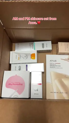 Anua skincare set. #anua #anuaskincare 